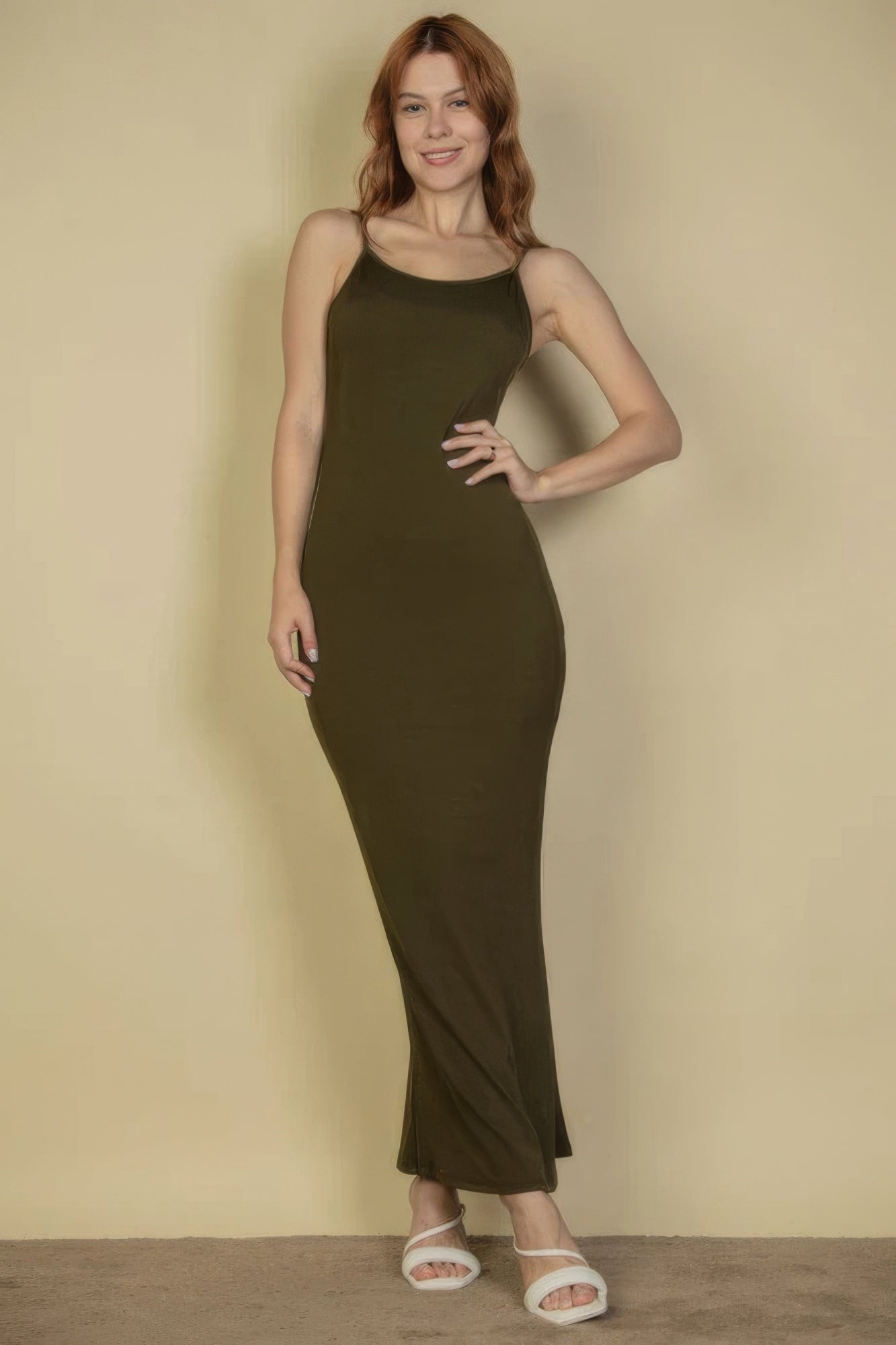 Ribbed Mermaid Hem Camisole Maxi Dress Marabella Inspirations