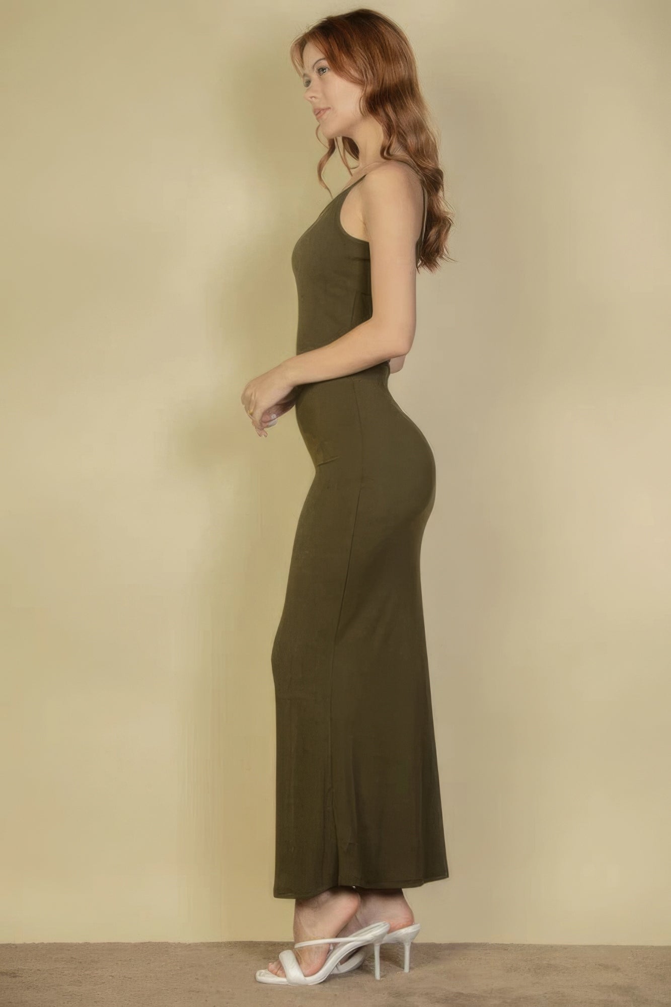 Ribbed Mermaid Hem Camisole Maxi Dress Marabella Inspirations