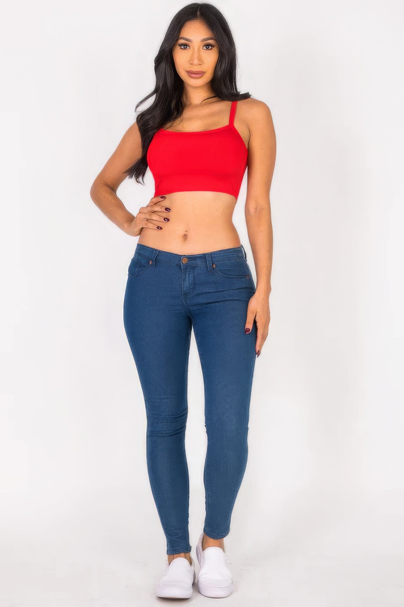 Ribbed Knit Cami Crop Top Marabella Inspirations