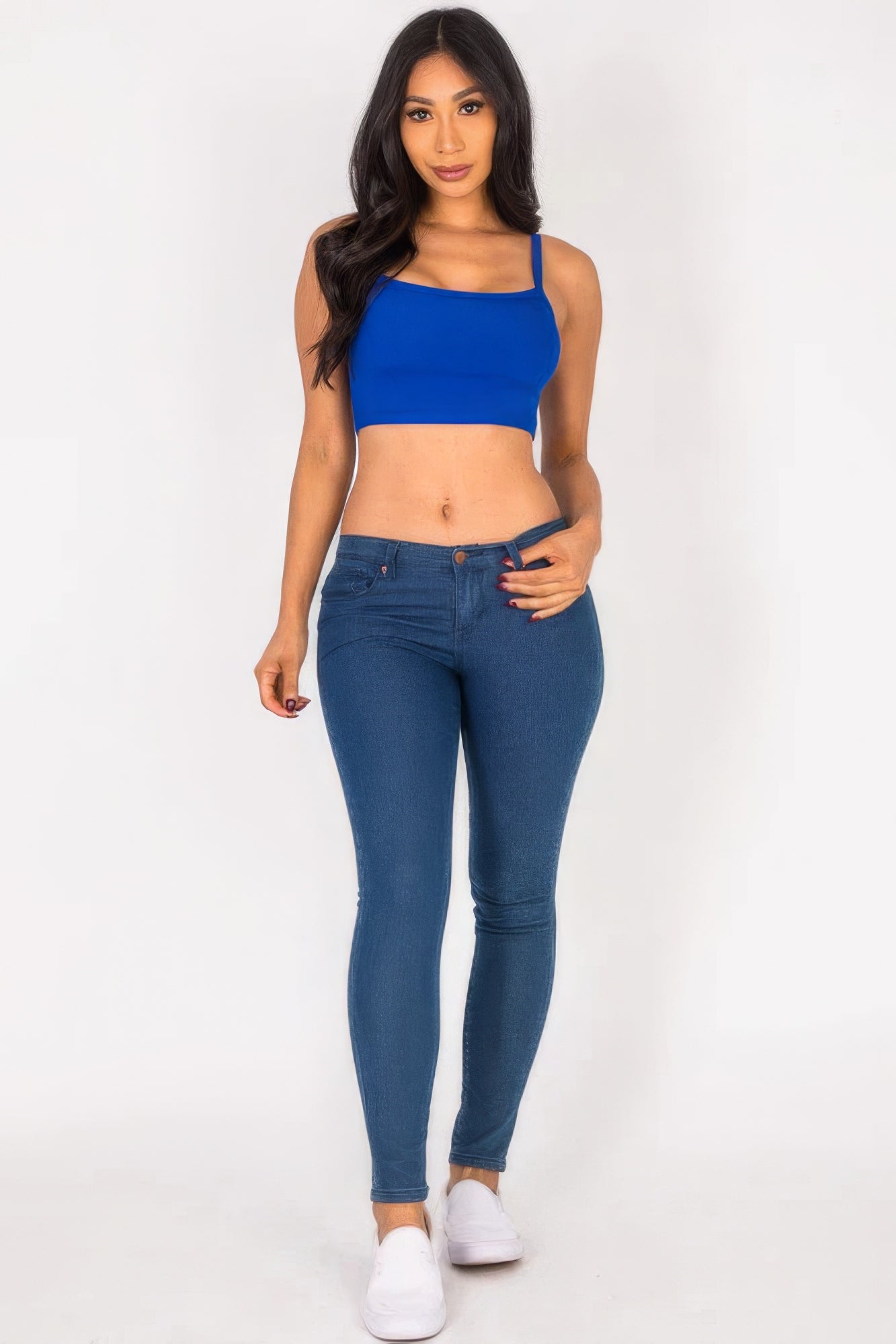 Ribbed Knit Cami Crop Top Marabella Inspirations