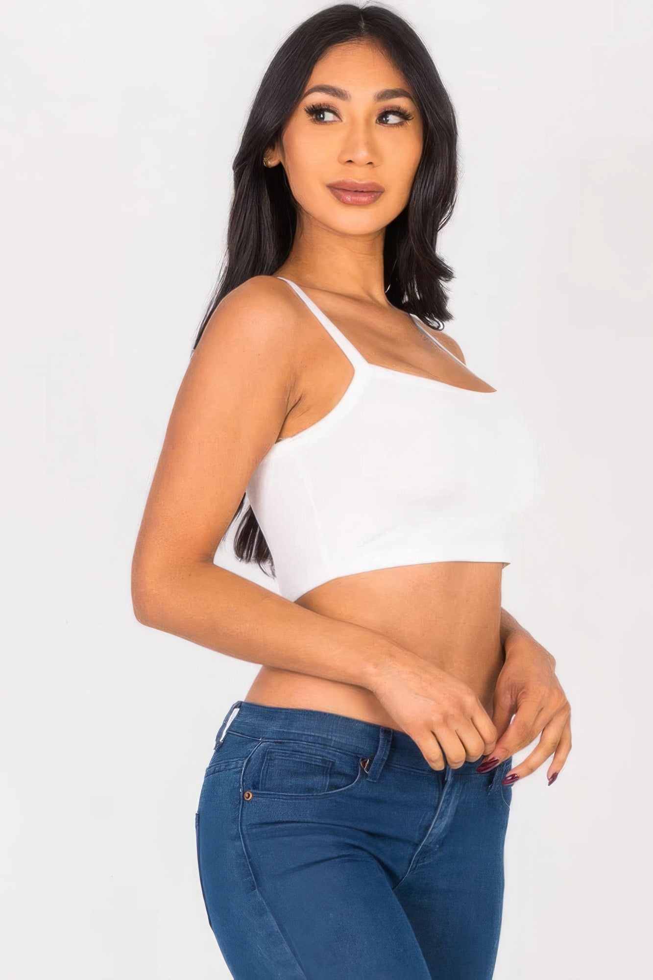 Ribbed Knit Cami Crop Top Marabella Inspirations