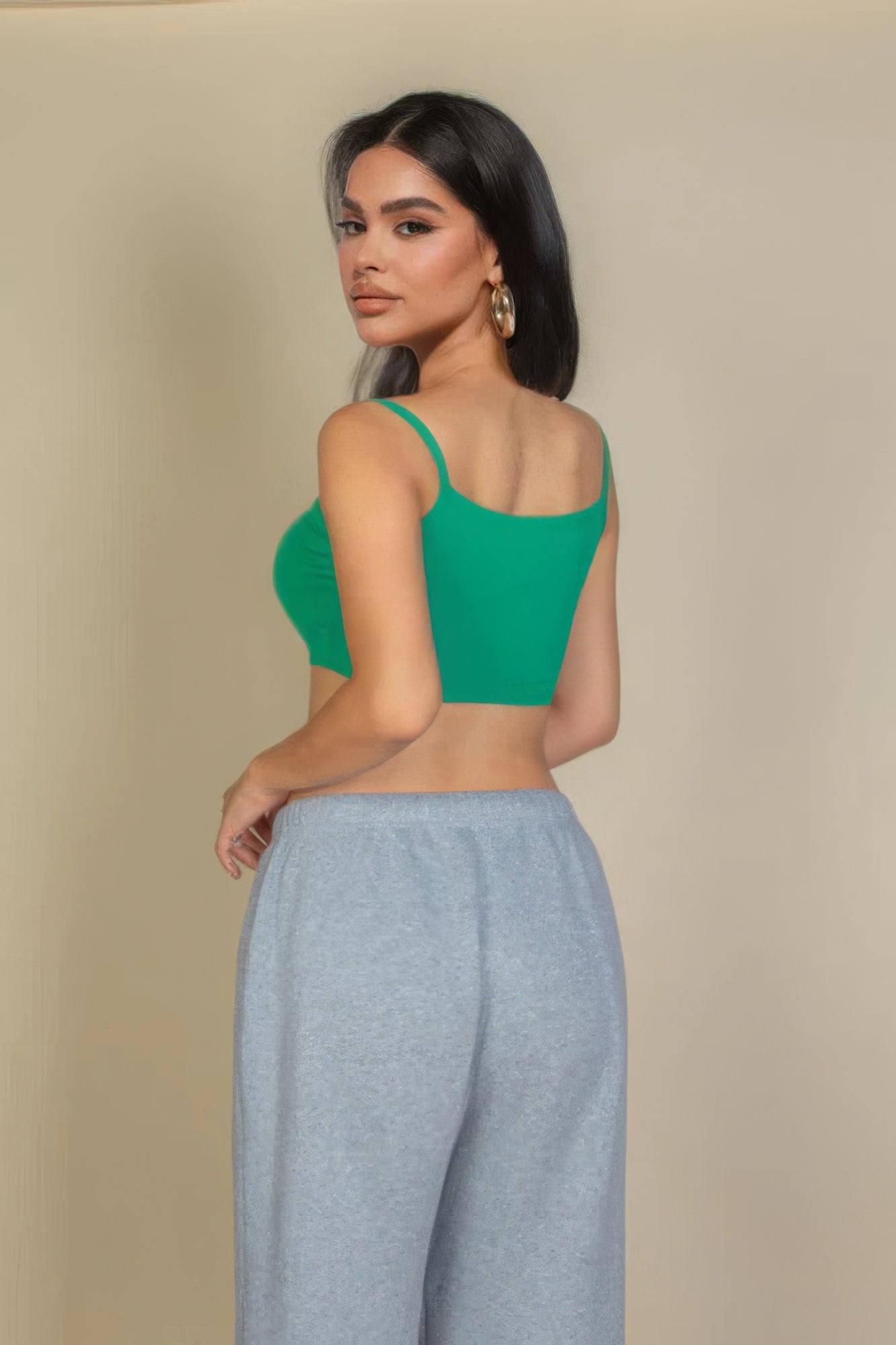 Ribbed Knit Cami Crop Top Marabella Inspirations