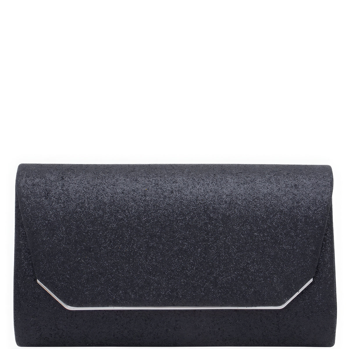 Fashion Texture Evening Crossbody Clutch Bag Marabella Inspirations Black