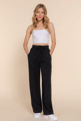 Elastic Waist Tencel Long Pants Marabella Inspirations