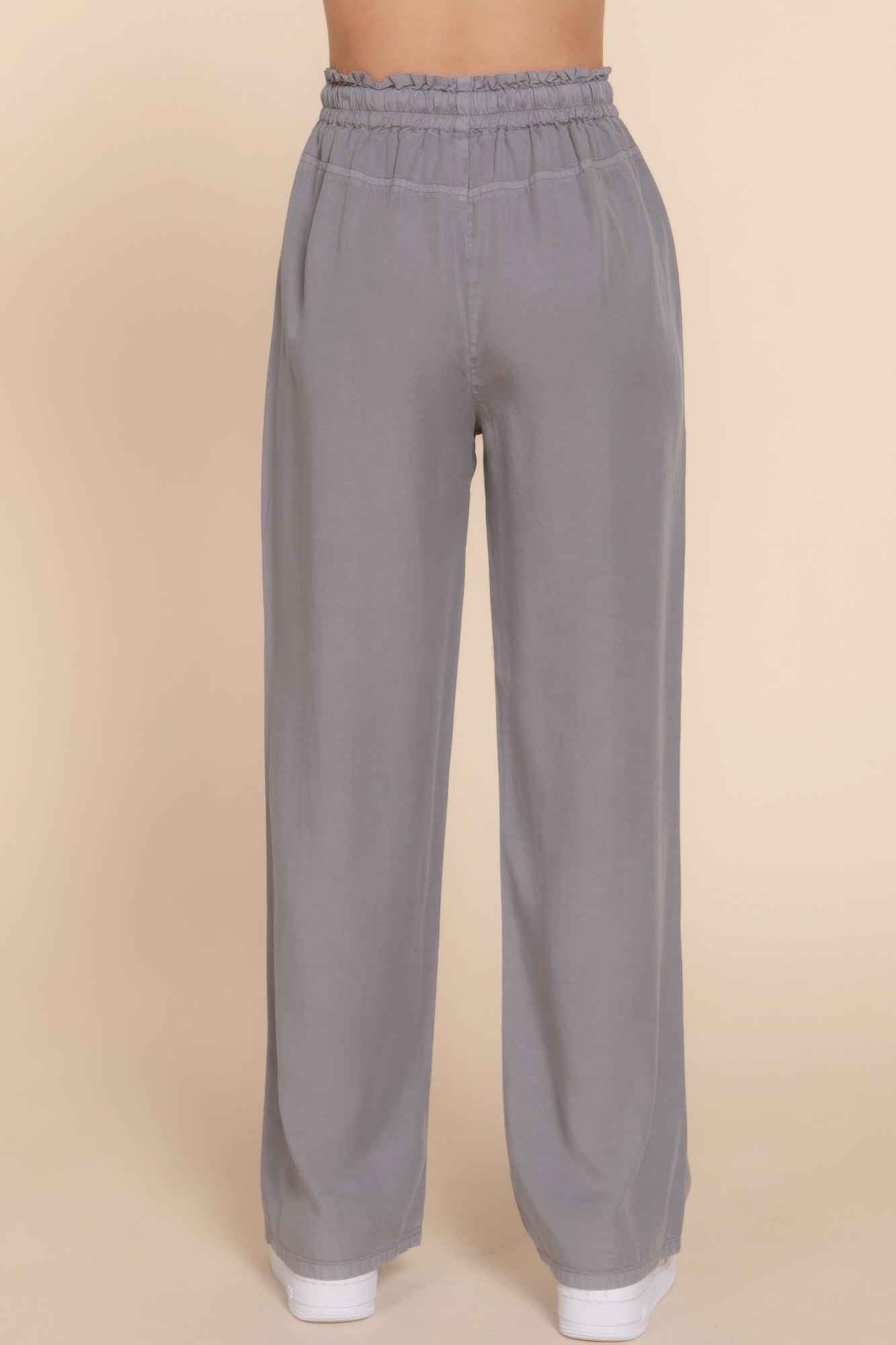 Elastic Waist Tencel Long Pants Marabella Inspirations